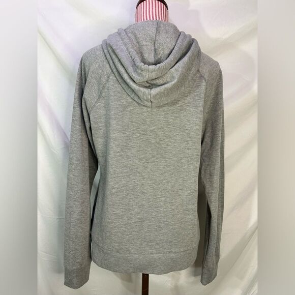 Bebe Y2K Hoodie Gray Streetwear Sport Activewear Athleisure Soft Cozy Sz Large - Picture 6 of 11